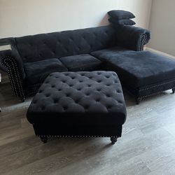Black couch