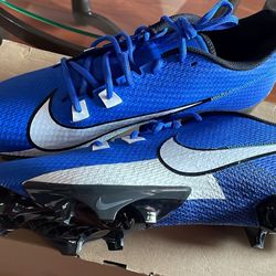 Nike Men's size 14 Vapor Edge Speed 360 2 Football Cleats Game Royal DA5455-414 NEW