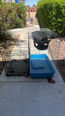 Free ferret cage and puppy training crate