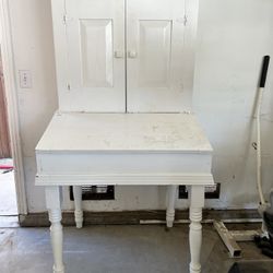 Wood Desk Cabinet 