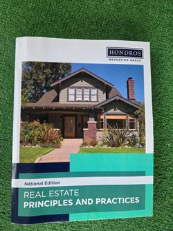 Hondros Real Estate Principles and Practices National Edition Exam Prep Textbook