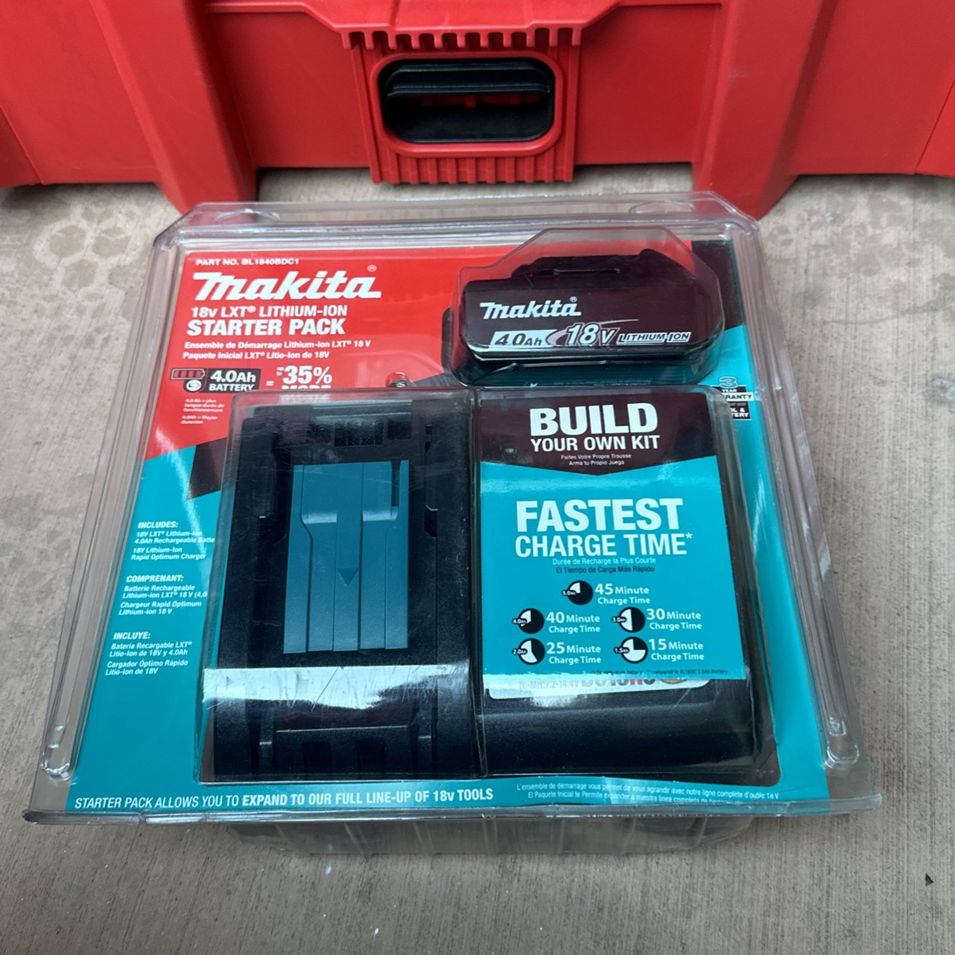 Makita Pack 4.0  ah Fastest Charger Time 