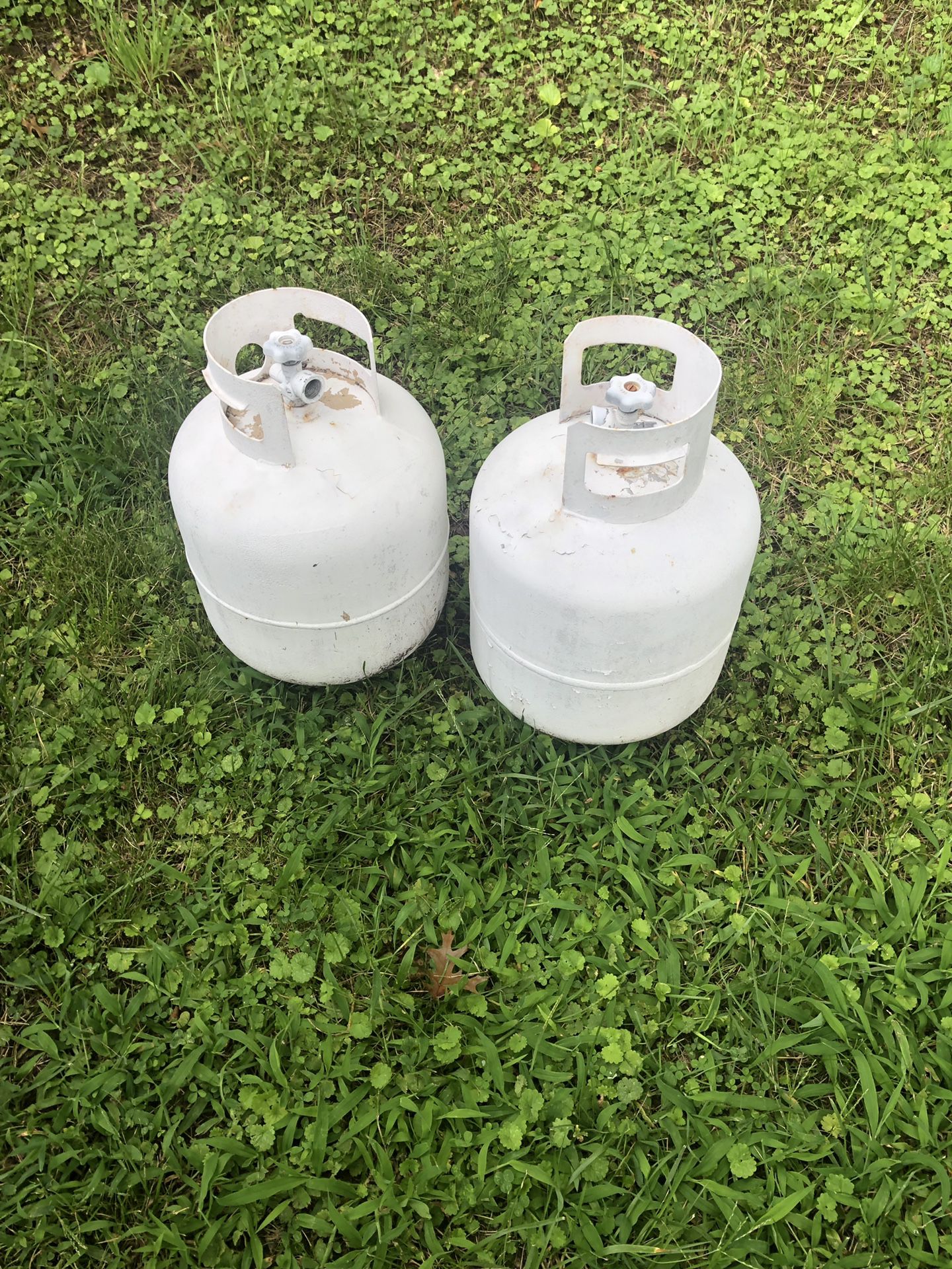 Two Propane Cylinders