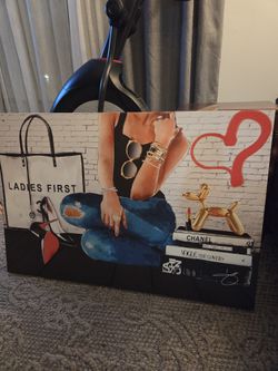 Glamour Canvas Print