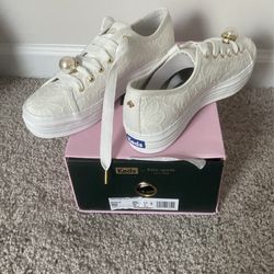 Keds X Kate Spade Triple Kick Floral Eyelet Sneaker