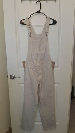 Cream maternity overalls