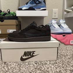 Jordan Low Travis Velvet Brown Size 9 1/2 DS