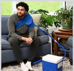Brand NEW New Polar Active Ice 3.0 Cold Therapy Ice Machine System with Programmable Timer, Shoulder Compression Pad, Lightweight 9 Quart Cooler Freez
