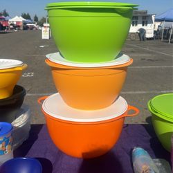 3 Tazones 10 Litros Cada Uno Tuperware 