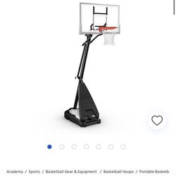 54 spalding basketball hoop  (shatterproof)