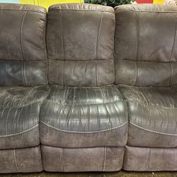Couch, Love Seat And Recliner 