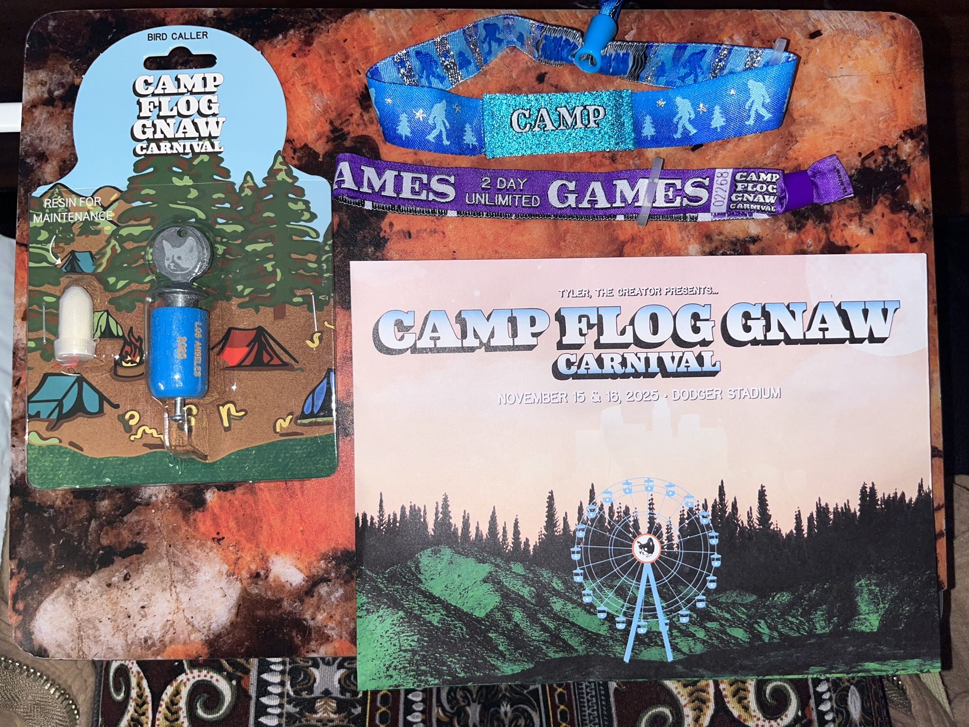 Camp Flog Gnaw Wristband + Unlimited Carnival Gaming 