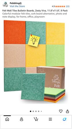 New Colorful felt wall tiles