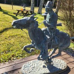 Large Yard Art - Remington statue
