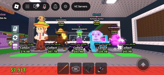 Steal A Brainrot Game Characters