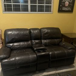 Dark Brown Couch 