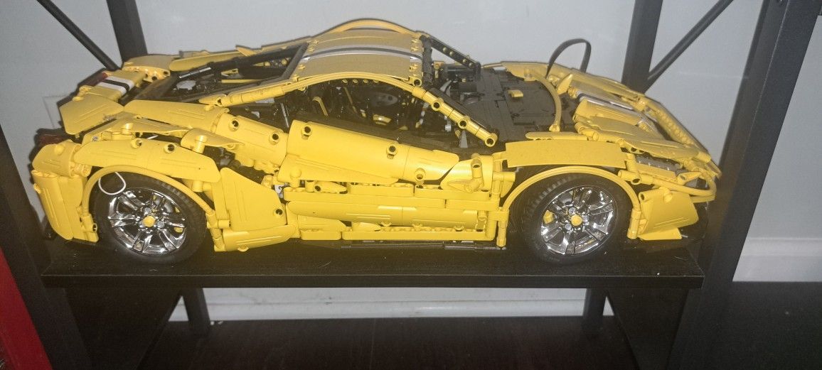 Italian Yellow Supercar