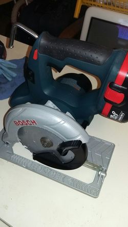 Bosch 18 volt 6 & a half inch circular saw brand new with new battery