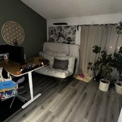 Full Size Futon Frame + BRAND NEW 6” Mattress