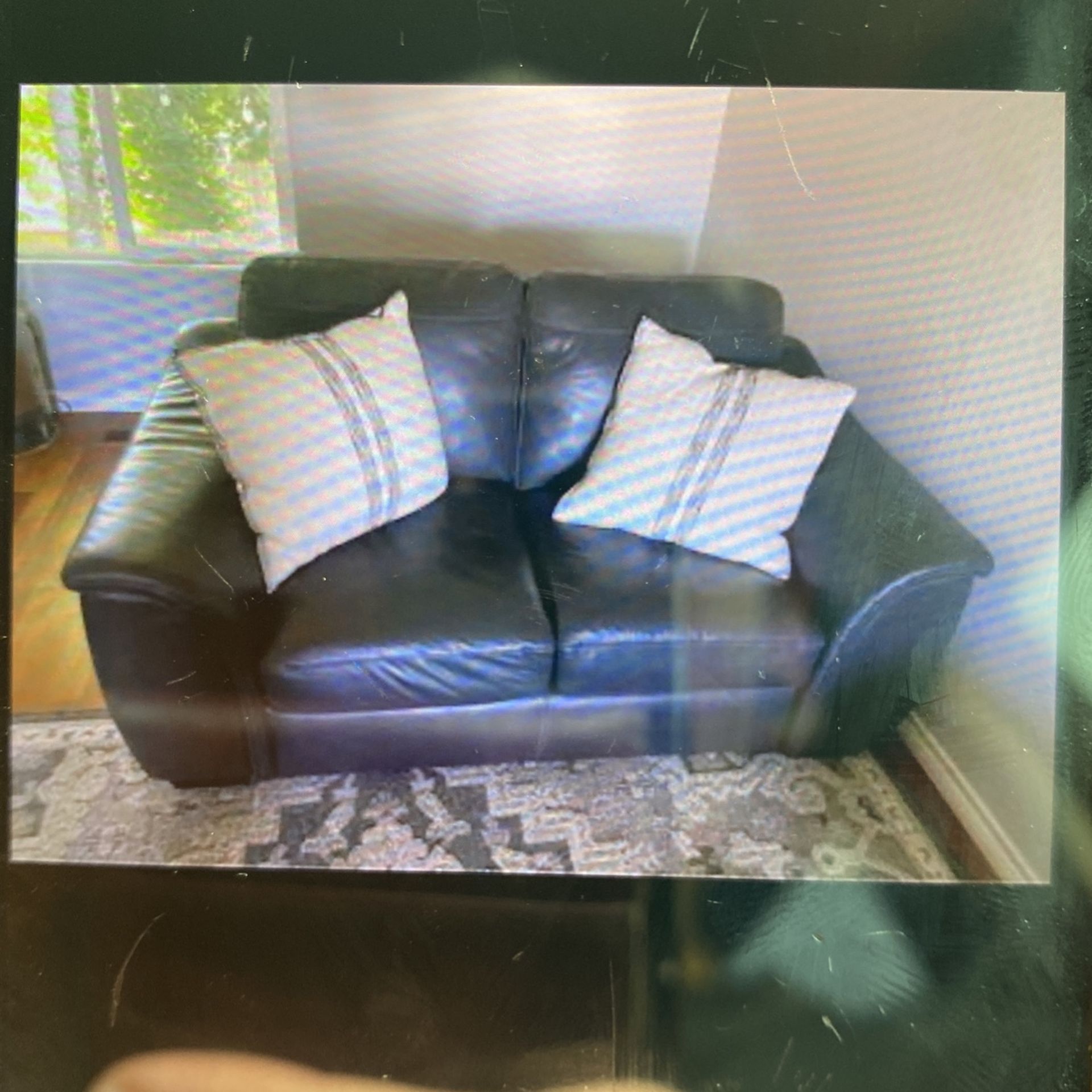 4 Piece Leather Couch Set 