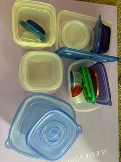Plastic Food Storage Containers with Lids Tupperware