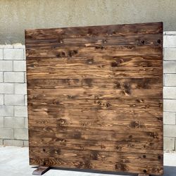 Wooden Backdrop Wall