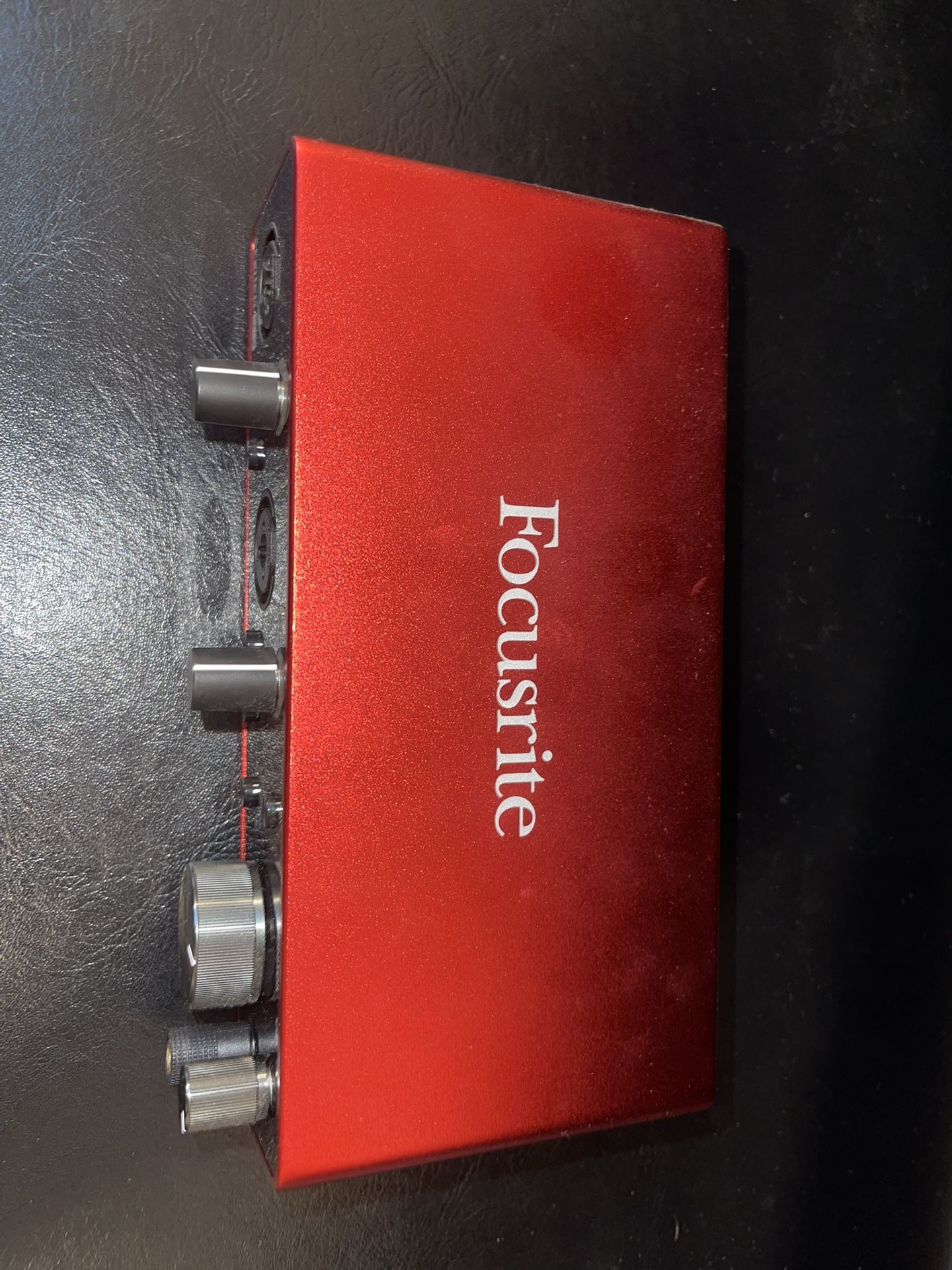 Focusrite Scarlett 2i2 audio interface, 4th Generation model.