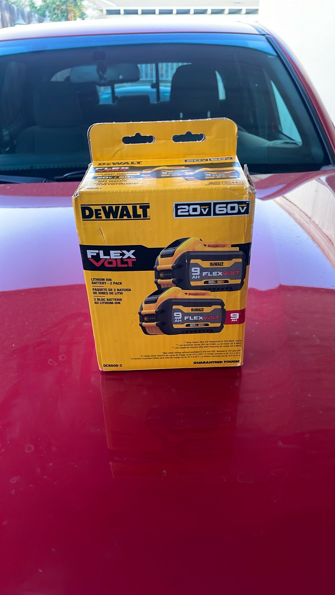 Dewalt. Battery. 2- Pack 9Ah Flexvolt