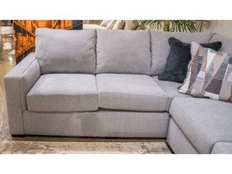Lakepoint Nickel LAF Sofa w/Corner Wedge