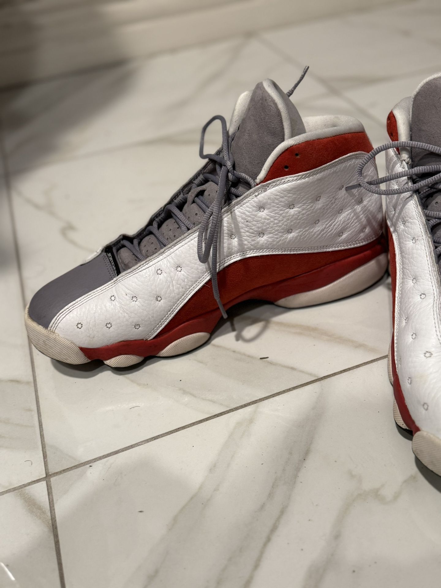 Grey Toe Jordan Retro 13 Pink And Grey Air Jordan 13 Retro “Grey Toe” Size