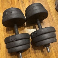 Dumbbell Set 66 Pounds 