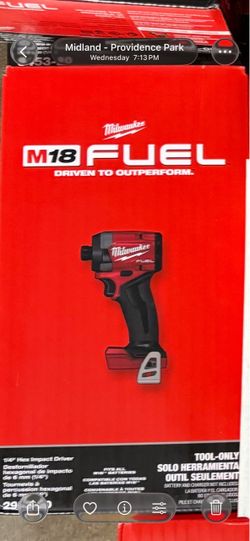 M18 FUEL 18V Lithium-lon Brushless Cordless 1/4 in. Hex Impact Driver
