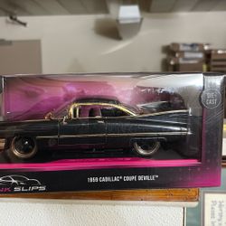 Jada 1:24 Scale Pink Slips 1959 Cadillac Coupe Deville Diecast Car Model