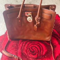 Michael Kors ALL Hamilton Small Leather Satchel