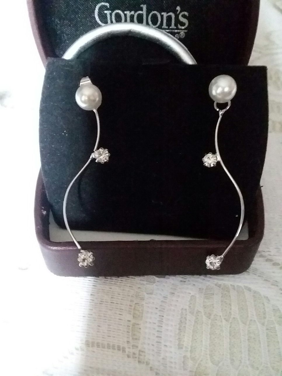 Gold plated earings