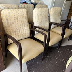 6 Chairs Dining Room Clean Leather Scratch 