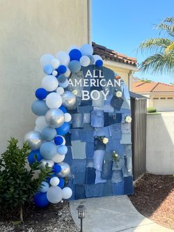 “ALL AMERICAN BOY” BABY SHOWER BACKDROP