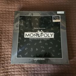 Rare Monopoly Onyx Edition Barnes & Noble Exclusive (2006) New
