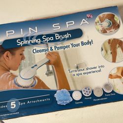 Spin Spa, Spinning Spa Brush, Brand New