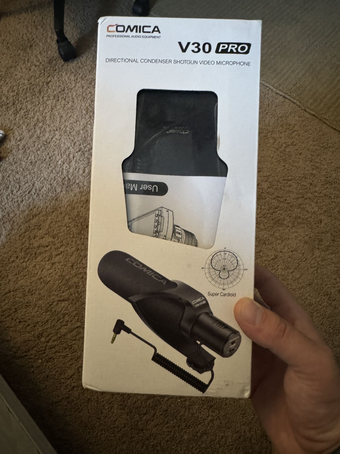 Comica Super Cardioid Shotgun Video Microphone