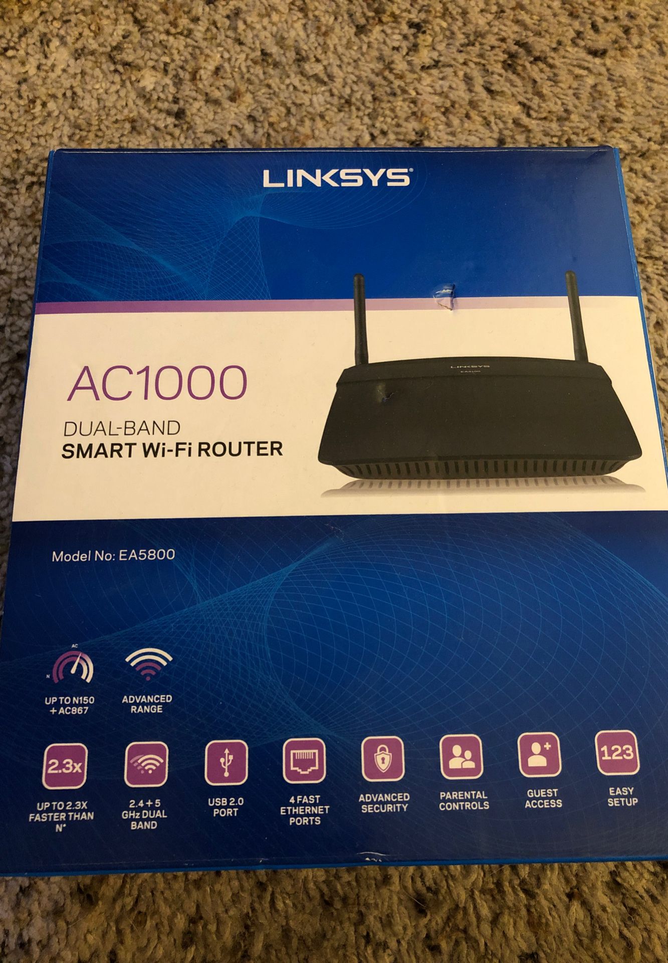 Linksys AC1000 WIFI Router