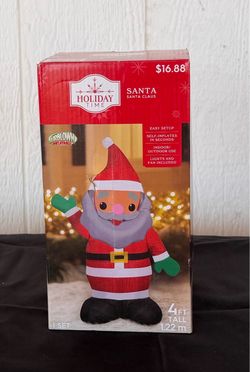 NEW 4 FT Santa Christmas Inflatable