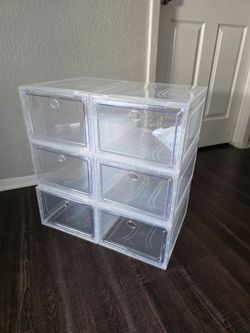 Shoe Storage Boxes 6pack