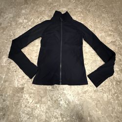 Women’s XS Small ? Workout Activewear Yoga Jacket Full Zip Black 