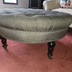 Large Tufted Ottoman