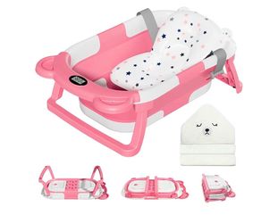 Newborn Bathtub with thermometer