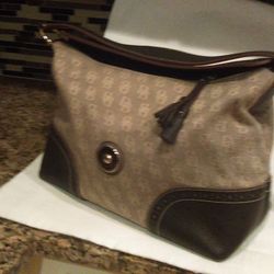 Dooney and Bourke Handbag (Brown two-tone)