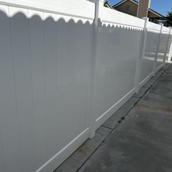 Vinyl fence