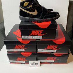 Nike Air Jordan Metallic Gold High Size 4.5 5 5.5 7 8.5 9 10.5 11 11.5