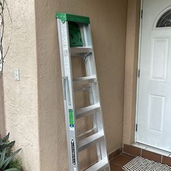 6 Ft Louisville aluminum ladder $99 OBO